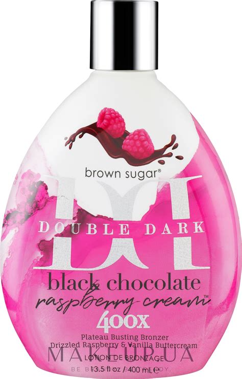 Tan Incorporated Raspberry & Cream 400x Double Dark Black Chocolate ...