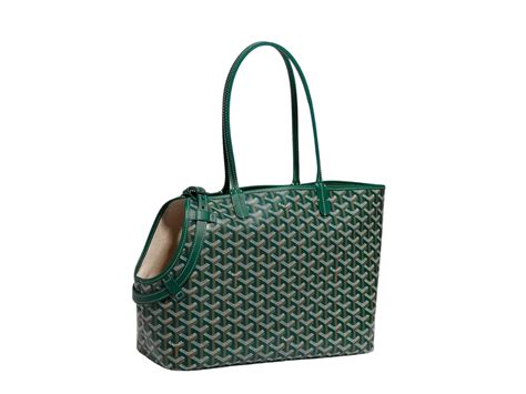 Sasom Goyard Chien Gris Bag In Goyardine Calfskin With