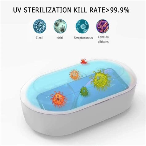 Trands Tr Dis575 Uv Light Sterilizer Box With 15w Mobile Phone Wireless