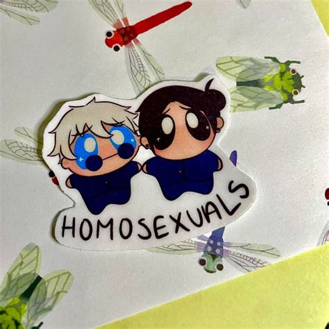 Satosugu Pride Month Gay Homosexual Queer Meme Anime Manga Jjk Juju Tsu Kai Sen Sug Uru Ge To Sa