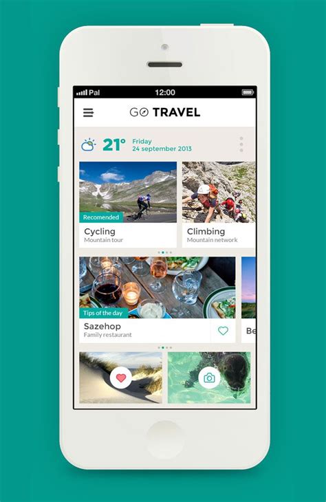 26 Innovative Mobile Travel App UI Design Concepts Bashooka App