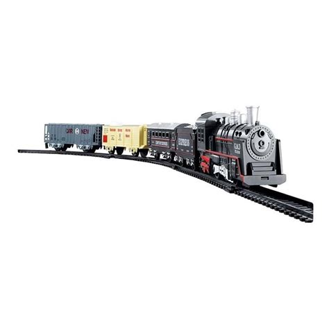 Pista Ferrorama Trem Locomotiva Luz E Som Dm Toys 5750 Shopee Brasil