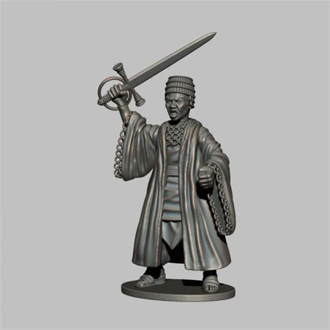 3D Printable Mansa Musa by Wargames Atlantic