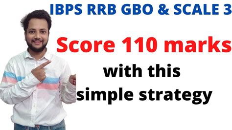 Ibps Rrb Gbo Ibps Rrb Scale Know How To Score Marks