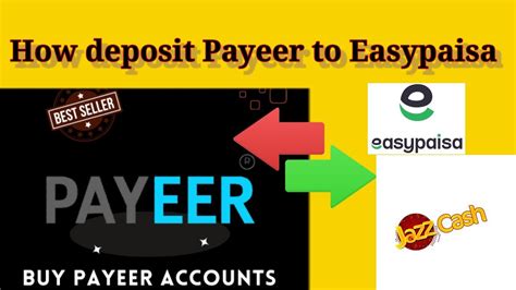 How Deposit Payeer Usd Into Easypaisa Jazz Cash Bank Transfer Upaisa