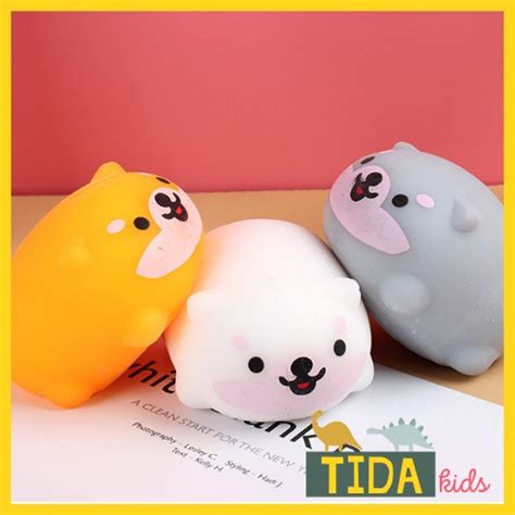 Mua Chó Shiba Bóp Mềm HOT TREND Squishy Mochi Siba Cute Đồ Chơi Xả Stress Dễ Thương Xua Tan