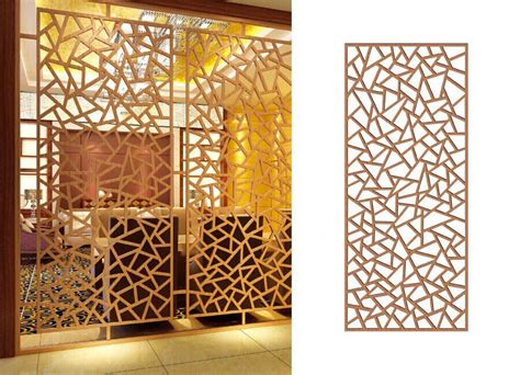 Patterns Of Laser Cut Screens Wood Partition Partition Screen