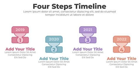 Diagramme De Chronologie Moderne De Vecteur Et Mod Le D Infographie