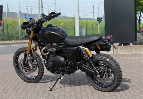 Details Zum Custom Bike Triumph Scrambler Xe Mud Crusher By