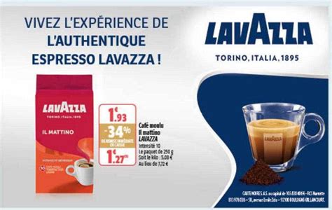 Promo Café moulu il mattino lavazza chez Coccinelle Express