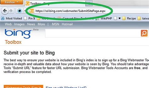 How To Add To Bing Search Engine