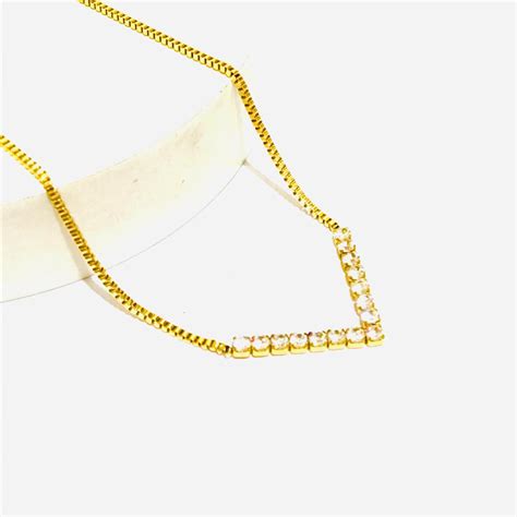 Jual Kalung Fuji Titanium Wanita Lapis Emas Anti Karat KP 350 24