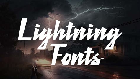 Lightning Font