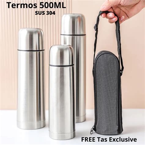 Jual Botol Minum Termos Stainless Steel Panas Dingin Tumbler Thermos Vacuum Flask Hot Cold