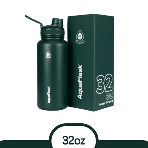 Aquaflask 32oz Wide Mouth With Cap Lid Vacuum Insulated Drinking Water Bottle Hot And Cold
