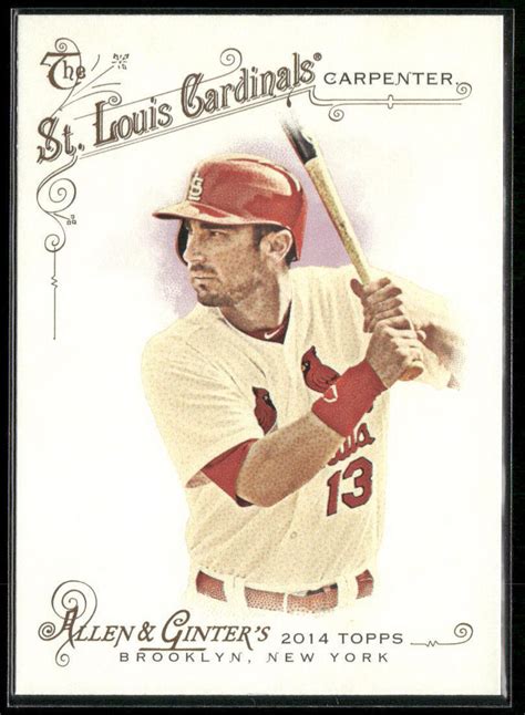 2014 Topps Allen Ginter 123 Matt Carpenter EBay