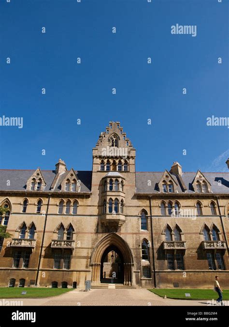 Christ Church College Oxford University England Stock Photo Alamy