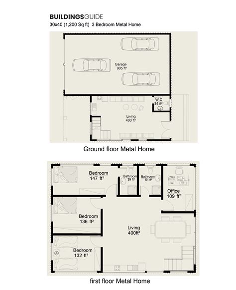 Metal Building House Plans and Floor Plans