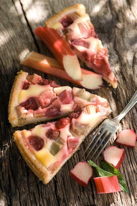 Recette Tarte à La Rhubarbe Facile Marie Claire