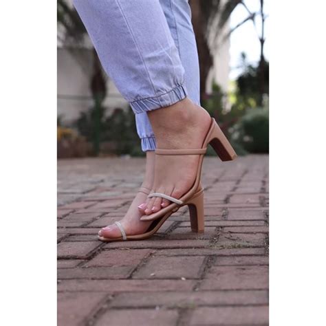 Salto Mariana Nude Shopee Brasil