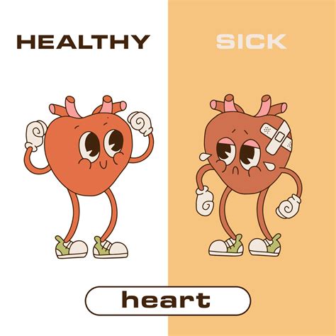 Healthy Heart Vs Unhealthy Heart