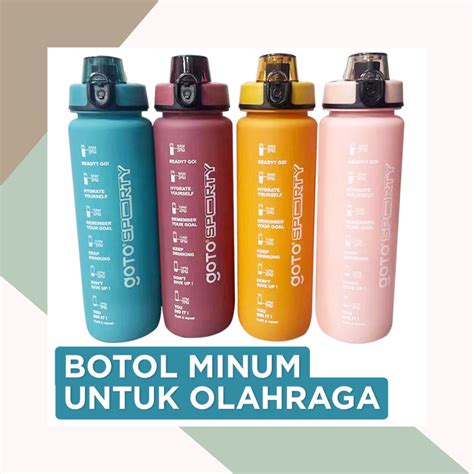 Jual Goto Sporty Bottle Tumblr Air 1 Liter Botol Minum Sport Olahraga