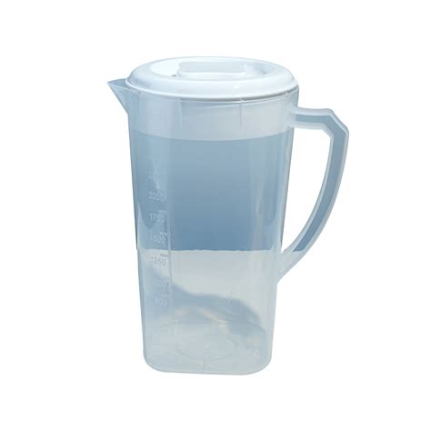 Zhnaai Beverage Dispenser Plastic Pitcher With Lid Carafes Mix Drinks Water Jug For Hot Cold