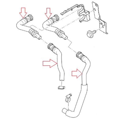 Heater Hose Bundle Genuine Ford Focus On Performance