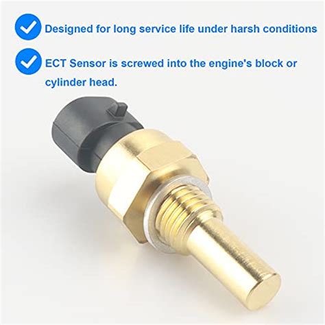 Coolant Temperature Sensor Ect Temp Sensor Replace 213 4333 12608814 Compatible With Buick