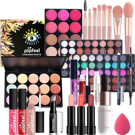 Coffret Maquillage Mknzome Pcs Kit Maquillage Femme Professionnel