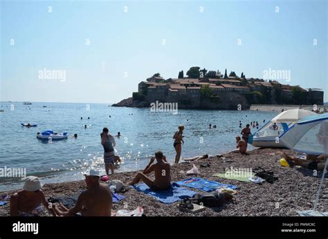 aman sveti stefan resort near budva montenegro Stock Photo - Alamy