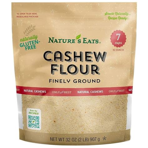 Nature S Eats Cashew Flour Finely Ground 32 Oz