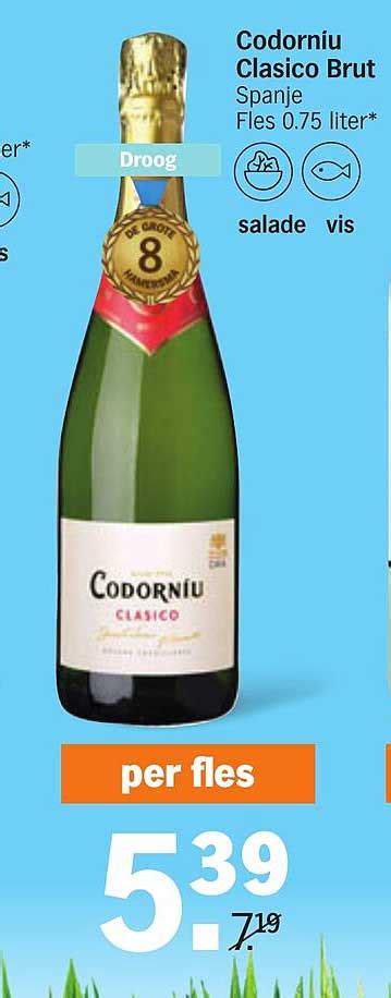 Codorniu Clasico Brut Aanbieding Bij Albert Heijn Folders Nl