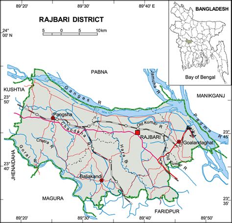 Maps Of Bangladesh Political Map Of Rajbari District