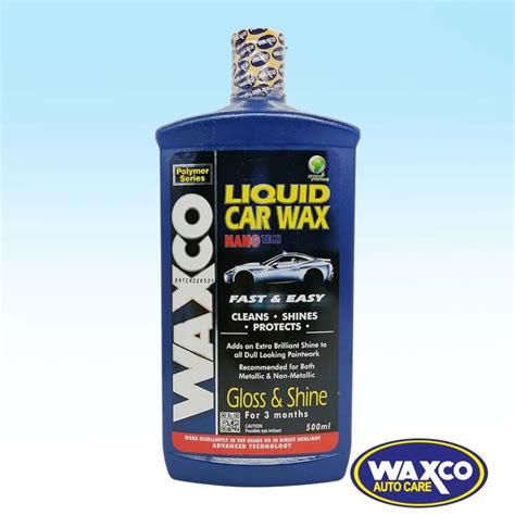 Jual Waxco Liquid Car Wax Pengkilap Nanotech Polymer Series Ml