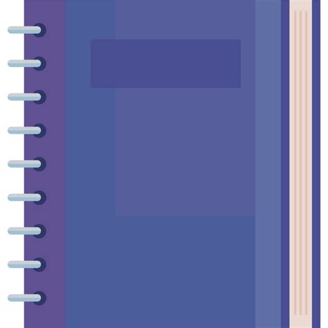 Purple Notebook School Supply 24097044 Png