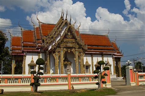 Kuil Thailand Kuil Wat Chulamanee Yang Terkenal Dari Phitsanulok