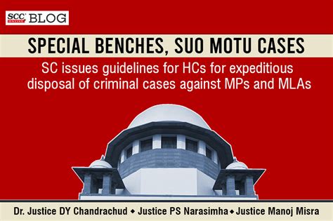 Sc Issues Guidelines For Hcs For Expeditious Disposal Of Criminal Cases