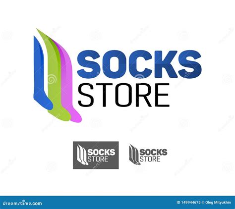 Creative Socks Logo Design Vector Art Logo Royalty-Free Stock Image ...