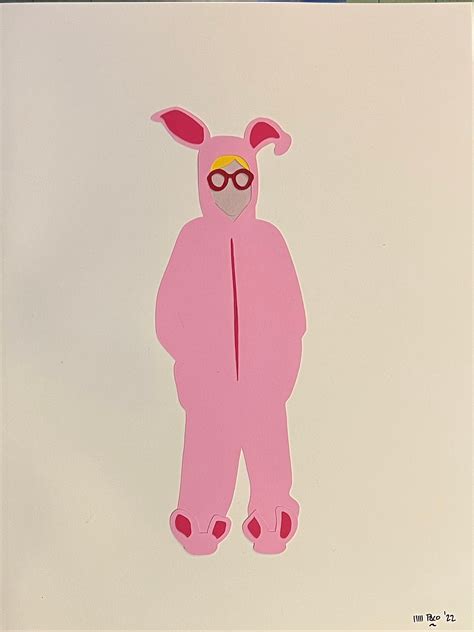 A Christmas Story Ralphie in the Pink Bunny Suit - Etsy