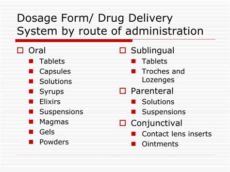 PPT Pharmaceutical Dosage Forms PowerPoint Presentation Free