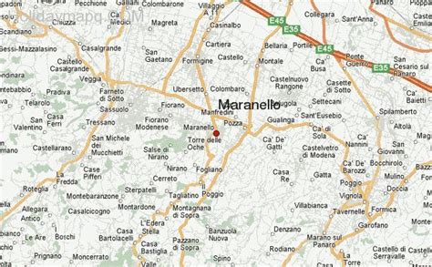 Maranello Italy Map