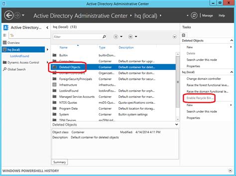 Advanced Ad Ds Management Using Active Directory Administrative Center