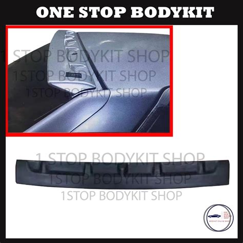 Proton Iswara Saga Aeroback Rear Roof Spoiler Fiber Fiberglass Skirt