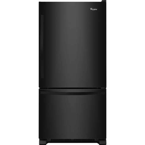 Whirlpool WRB322DMBB 33 in. 22.1 cu. ft. Bottom Freezer Refrigerator in ...