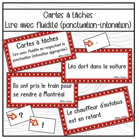 Lire avec fluidité ponctuation intonation