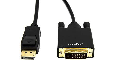 Rocstor Rocpro DisplayPort To DVI D Cable 6 Y10C150 B1 B H