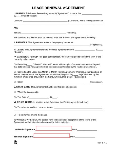 2023 Lease Extension Form Fillable Printable Pdf And Forms Handypdf