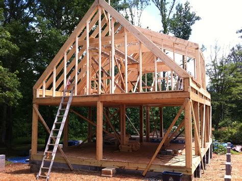 Green in Greenville: Framing of the New House Continues - Second Floor