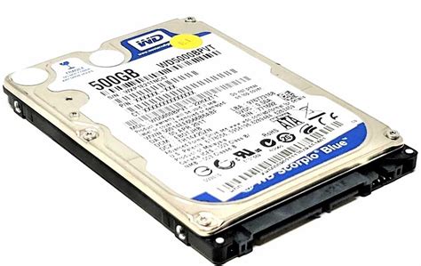 Western Digital WD5000BPVT-60HXZT1 - 500GB 5.4K RPM 8MB Cache SATA 2.5 ...